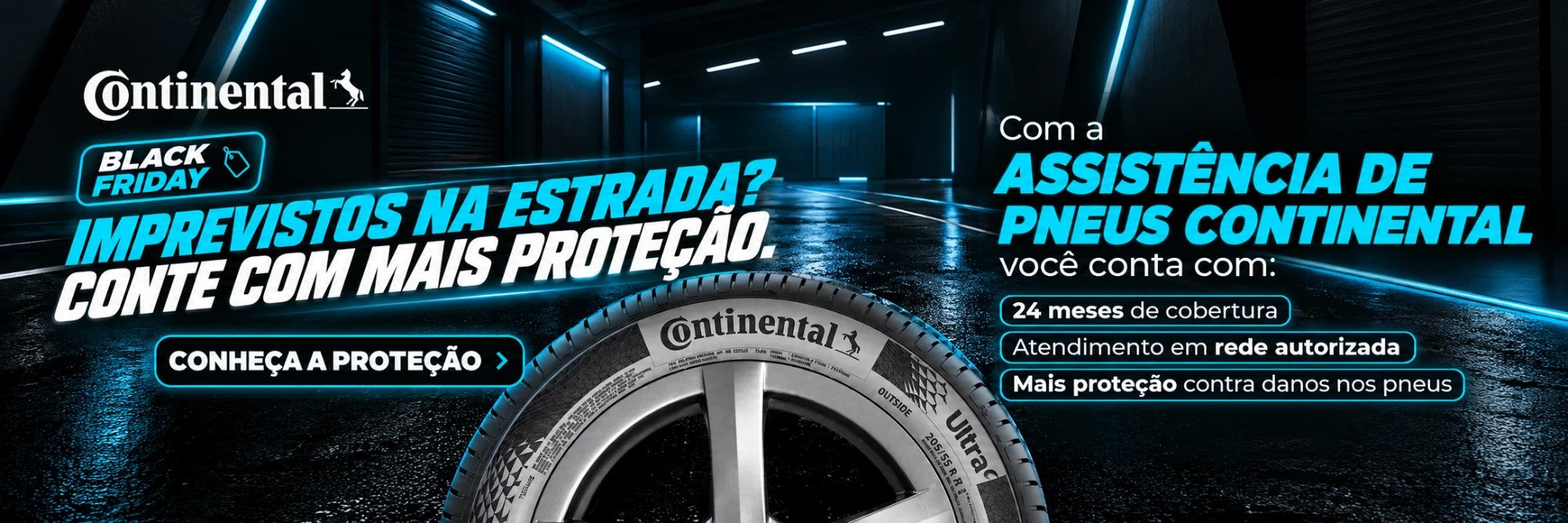 Assistência de Pneus Continental: 24 meses de cobertura