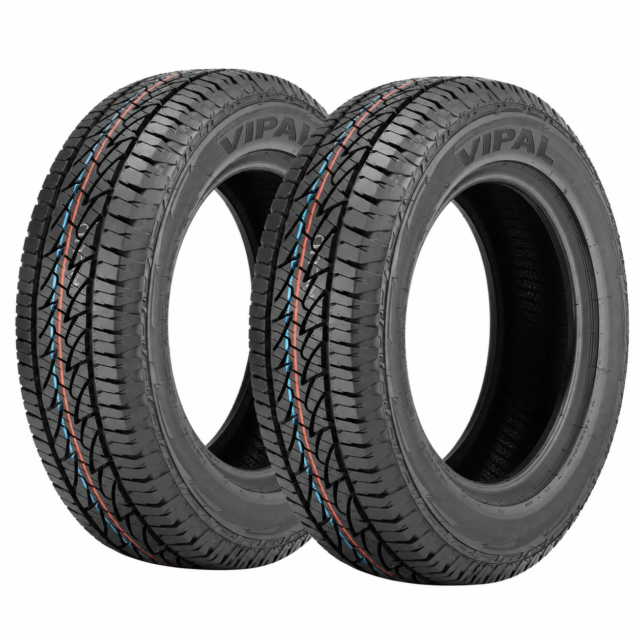 Combo 2 Pneus Vipal Aro 14 Dueler A/T Revo 2 185/65R14 90H XL