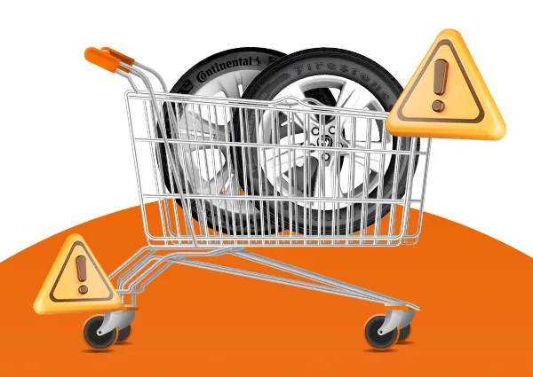 Conheça os principais erros na hora de comprar pneus online
